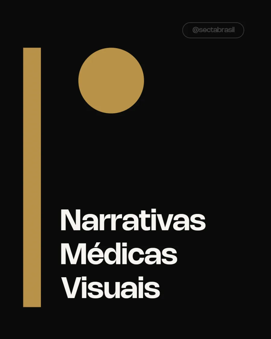 Narrativas Médicas Visuais and A Secta nasce cards, side by side